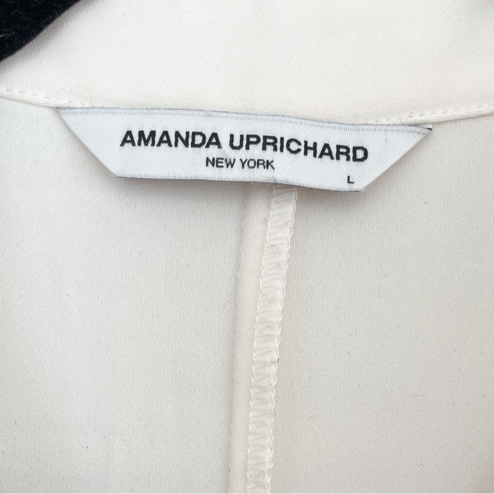 Amanda Uprichard White Sleeveless Shirt Shift Dress - Picture 4 of 4
